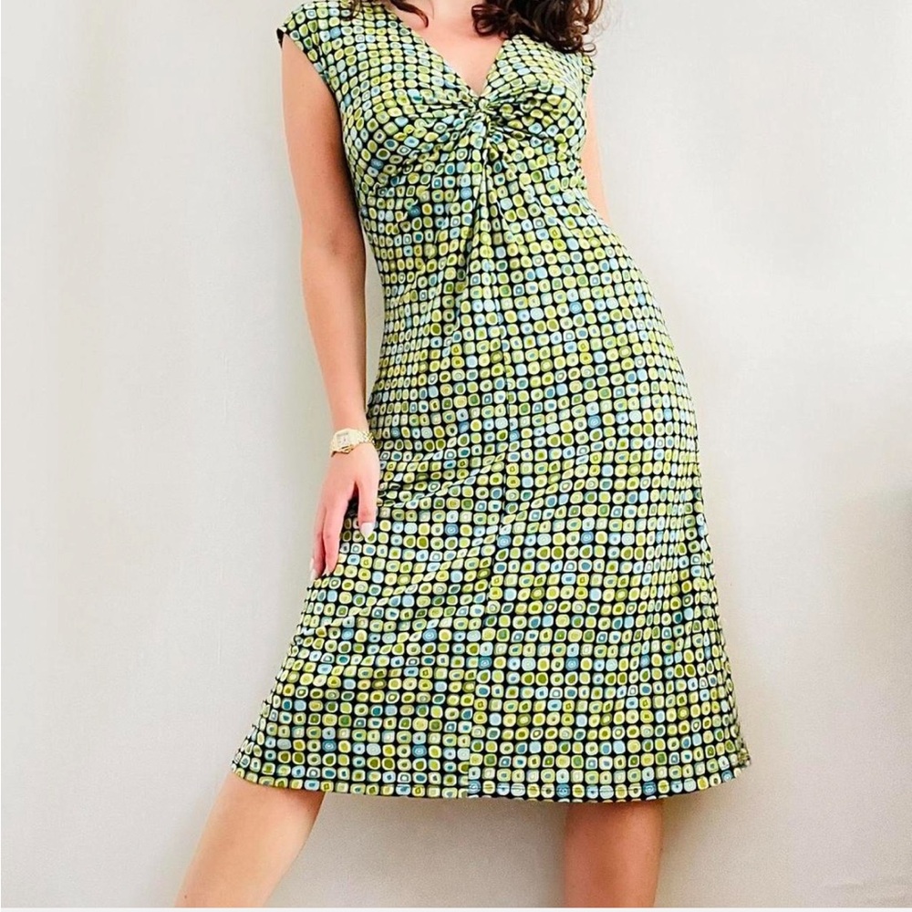 Lady Hamilton green/blue maxi dress